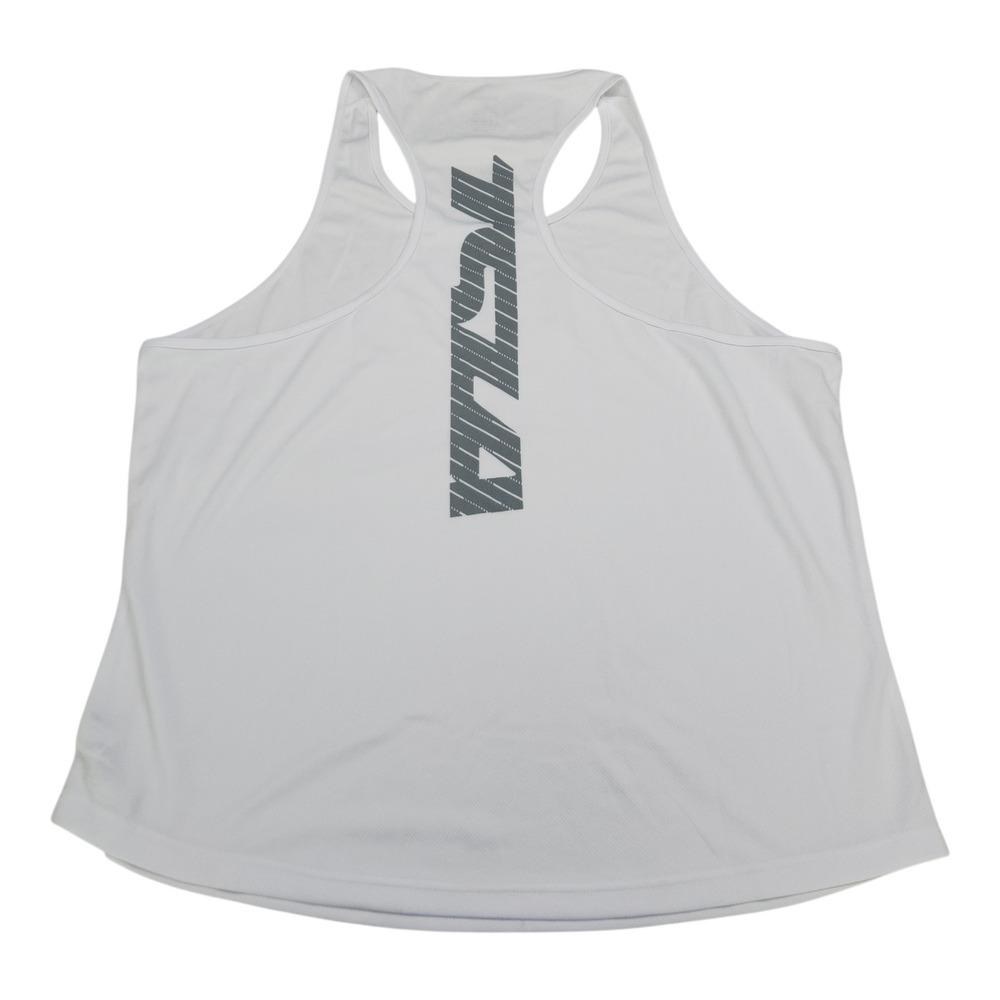 TSLA White Racerback Training Tank Top Mens XL Performance Moisture Wicking